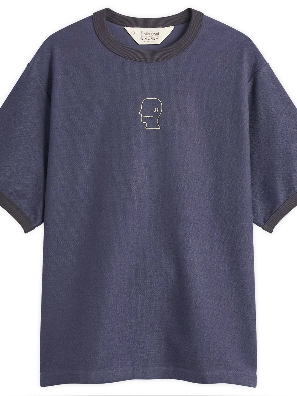 NWT Brain Dead Slubby Ringer Tshirt (Navy)
